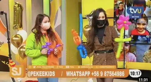 Globoflexia de PekeKids en el matinal Siempre Juntos de TVU
